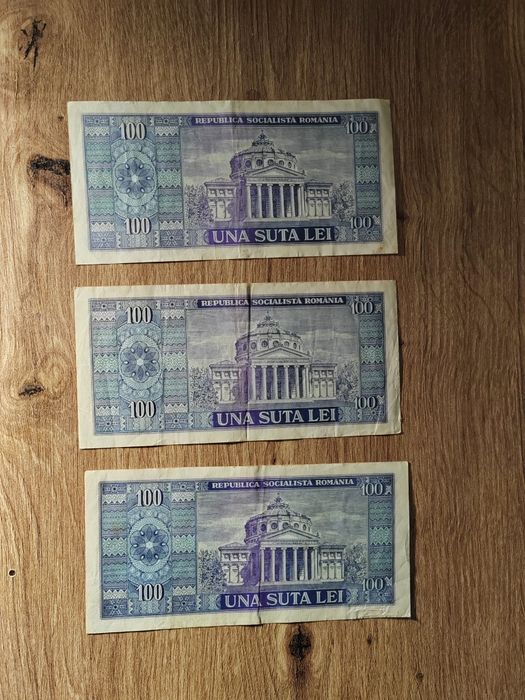Vând bancnote românești de 100 lei din 1966