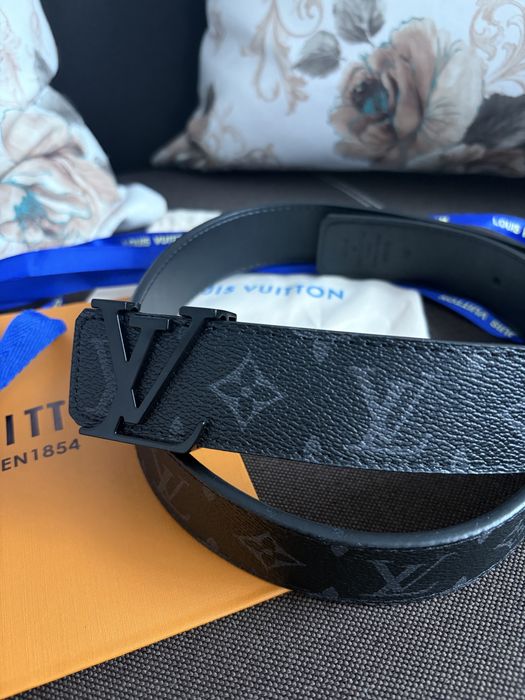 Curea LV Monogram Eclipse 105 cm - Calitate Premium – Accesorii Cadou