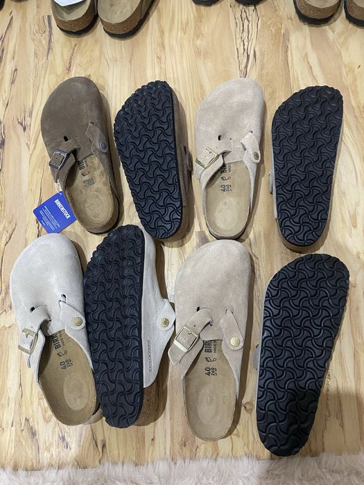 Saboţi 'Boston'BIRKENSTOCK Taupe mai multe marimi