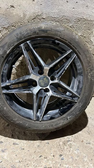 Титанка покришкасымен кыстык покришка размер 15