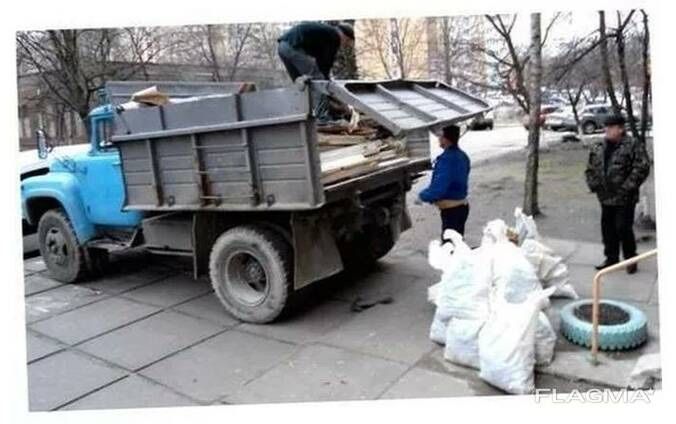 Вывоз мусора на а/м ЗИЛ 130