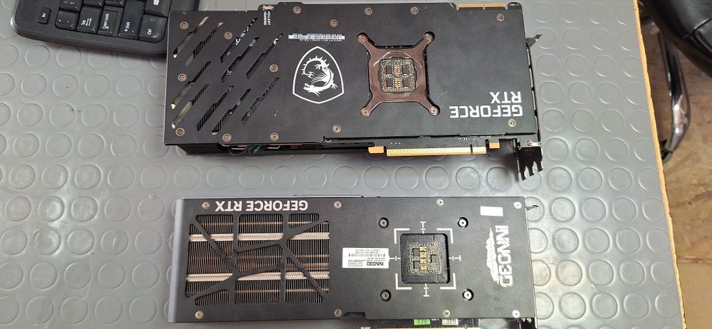 Видеокарти MSI RTX3090TI; Inno3D RTX4070TI за ремонт или части