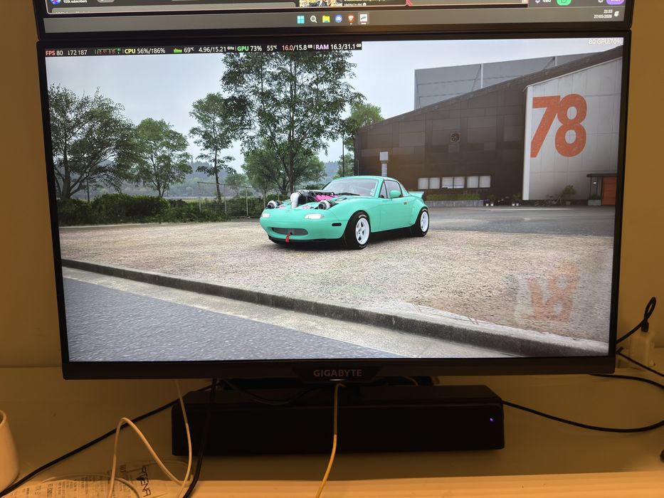 Monitor Gigabyte M27UP - 4K 160Hz - 320Hz