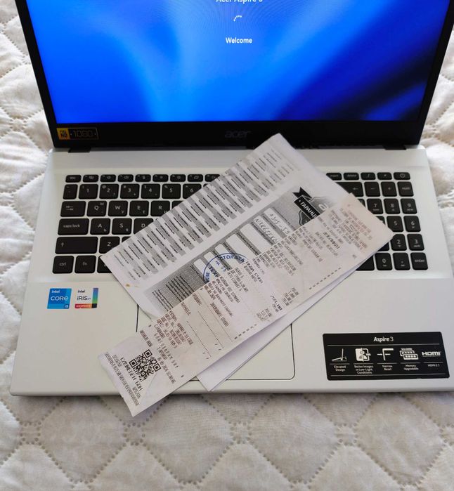 Acer Aspire 3 Intel i5 1235u, 16GB DDR4, 512GB Nvme с Гаранция