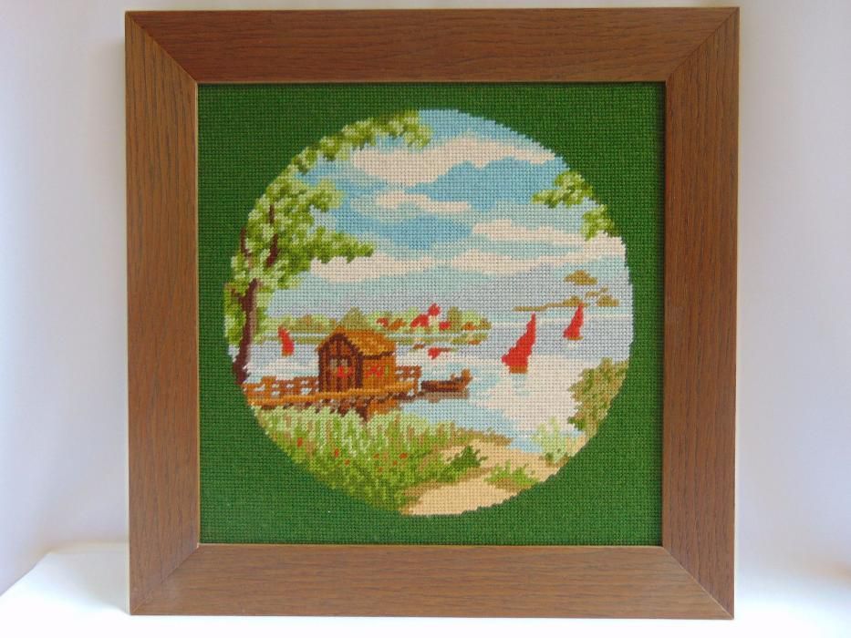 Goblenuri mari cusute cu lana, cele 4 anotimpuri