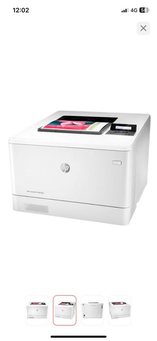Продам принтер HP Color LaserJet Pro M454dn белый