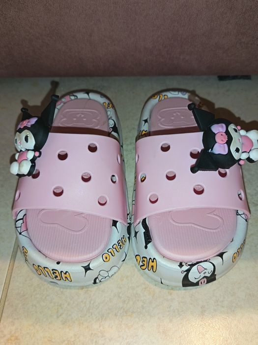 Papuci roz fetițe