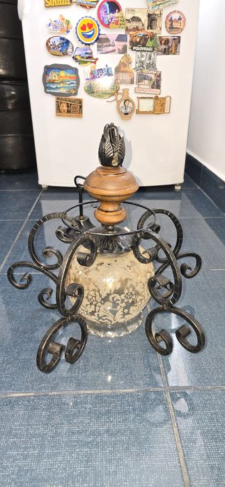 Lustra candelabru tavan veche