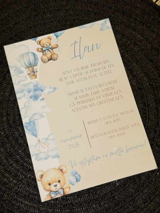 Invitații Nuntă, Botez, Aniversari și alte Evenimente – Personalizate