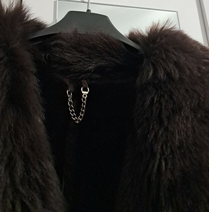 Cojoc piele întoarsă +blană