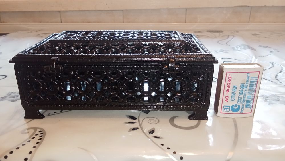 Ажурная шкатулка. Касли. СССР