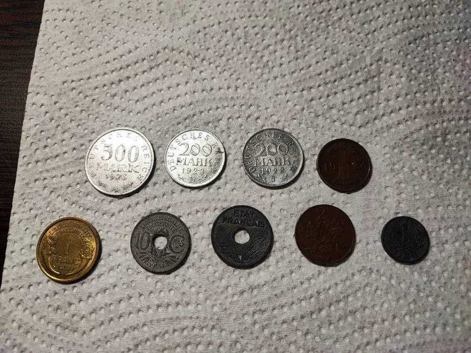 Lot vintage de 13 monede diferite