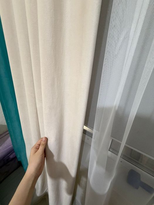 Продам тюль с портьерами