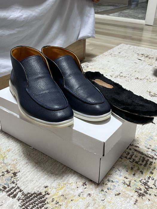 Loro Piana кожаные мокасины