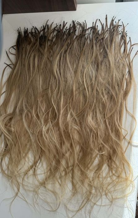 Естествена коса кичури