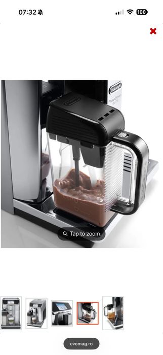 Espressor Delonghi PrimaDonna Elite ECAM650.85MS, 1450 W, 19 bari (Inox)