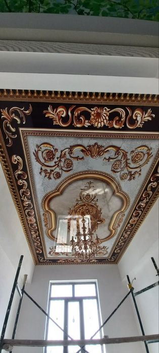 Натяжные потолки.  Natyajnoy potolok