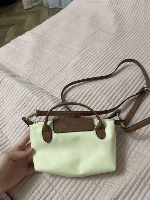 Сумка Longchamp нейлон бежевый