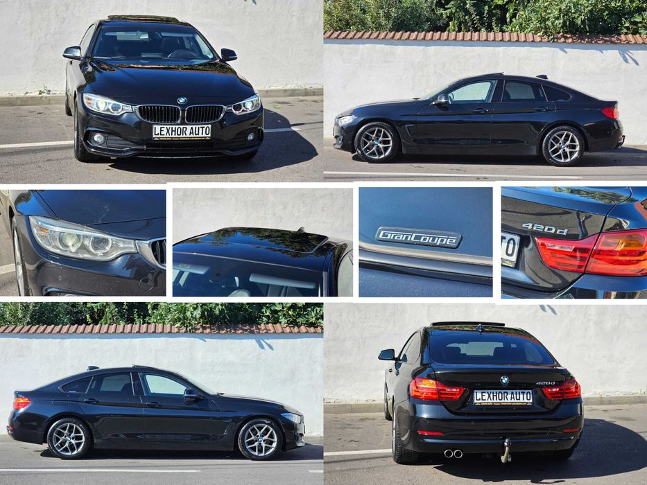 BMW 420d Gran Coupe 10.2015 2.0d 190cp B47 Euro6 Steptronic Bixenon TRAPA Piele / TOP