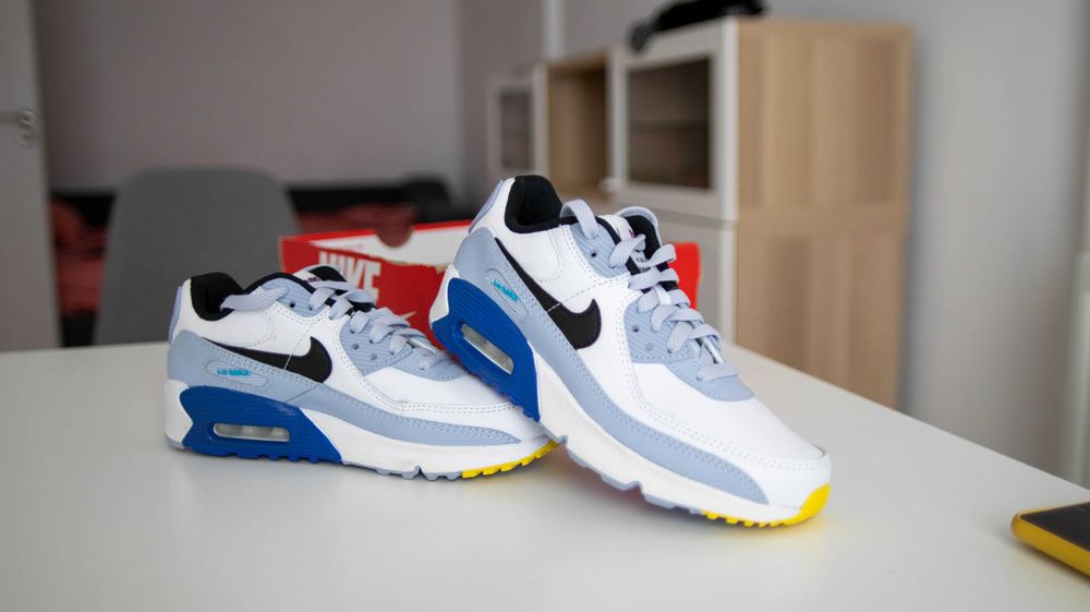 Adidasi Nike NOI Air Max 90 LTR Black-Blue Whisper Marimea 36.5