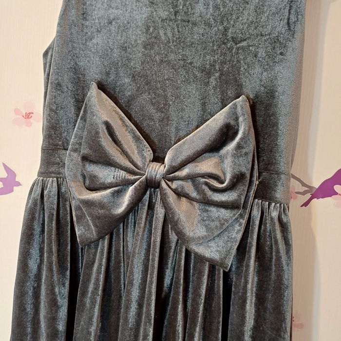 Rochie catifea gri 158