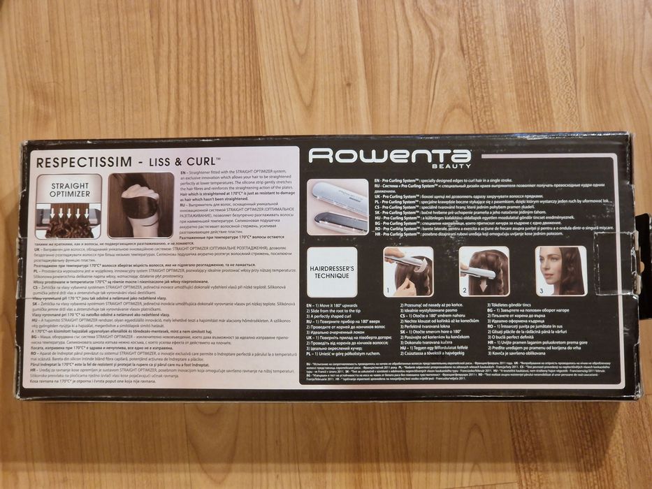 Placa de indreptat parul si ondulator Rowenta Respectissim Liss & Curl