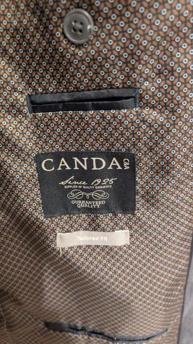 Sacou bărbătesc Canda by C&A Tailored Fit, gri-antracit