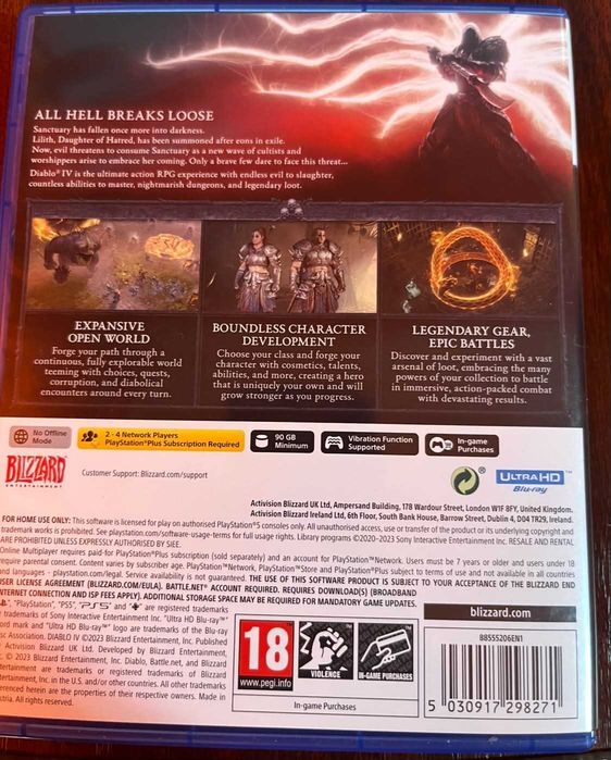Vanzare/schimb Diablo IV PS5