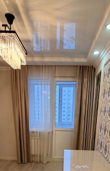 Шторы с тюлью 3 комплекта