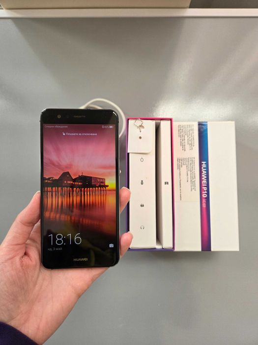 Huawei p10 lite - черен