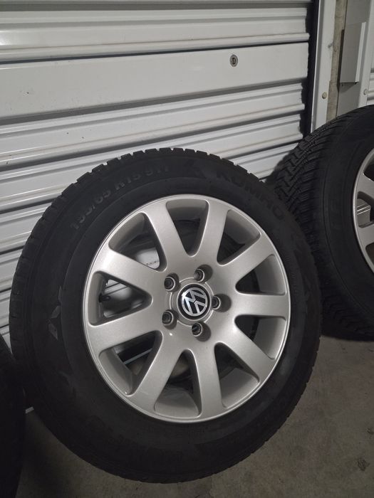 Джанти 15" 5x112 7J ET37 със зимни гуми 195/65R15 | VW AUDI SEAT SKODA