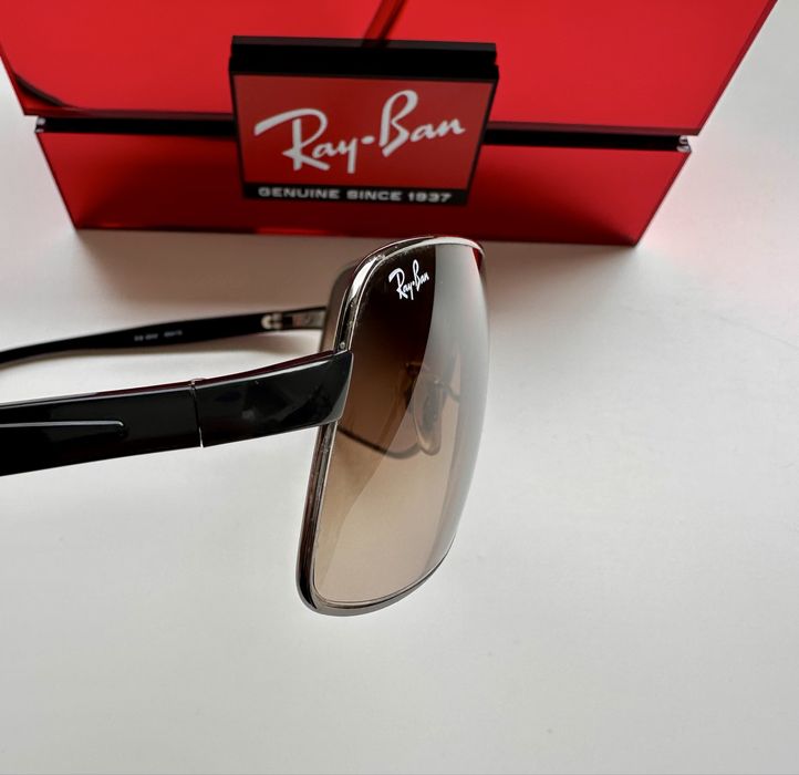 Ray Ban RB3244 shield стил, градиент, премиум модел