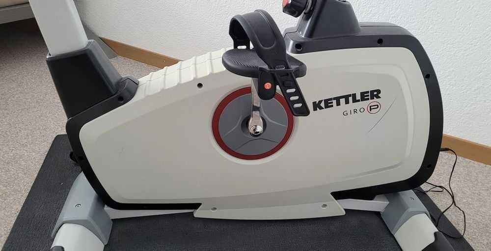 Bicicleta electrica magnetica stationara profesionala Kettler Giro P exercitii fizice acasa cand te uiti la filme si seriale