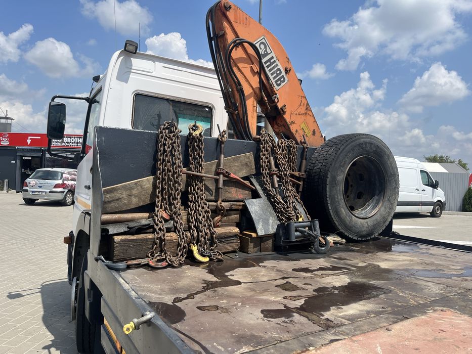 Autoplatforma-platforma utilaje cu macara Mercedes Atego 1528