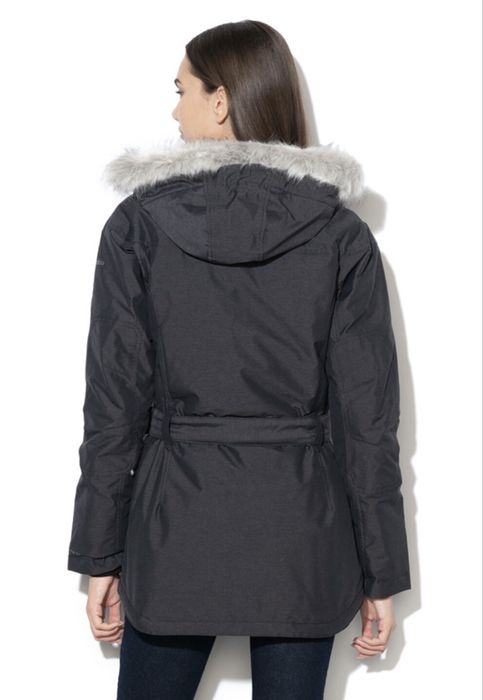Columbia jacheta cu gluga si Omni Tech Carson Pass II pe gri inchis xs/34