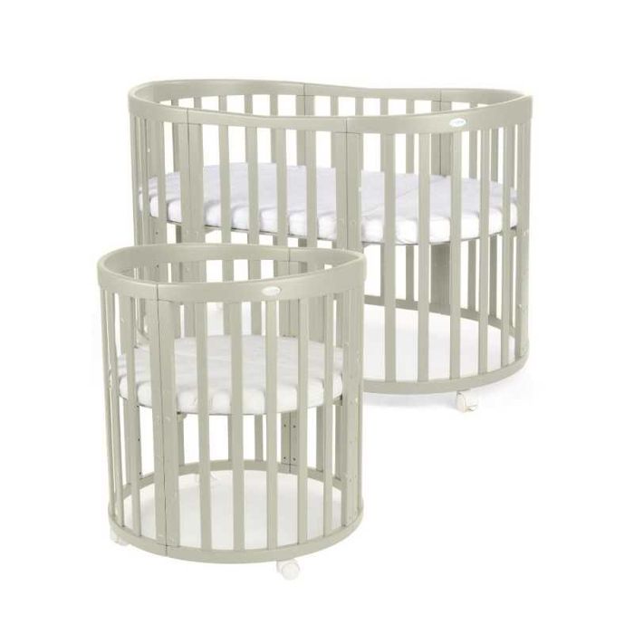 НОВО Кошара за Бебе Смарт 7в1 Овал, Детско Легло 0-10 год.Olive