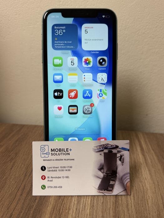 Iphone 11 64Gb 100% Stare baterie. Garantie 12 Luni