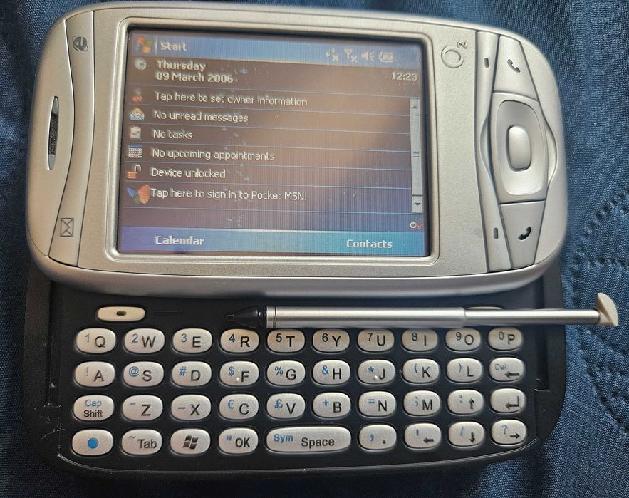HTC Wizard / Xda Mini S Windows Mobile, пълен комплект, като нов