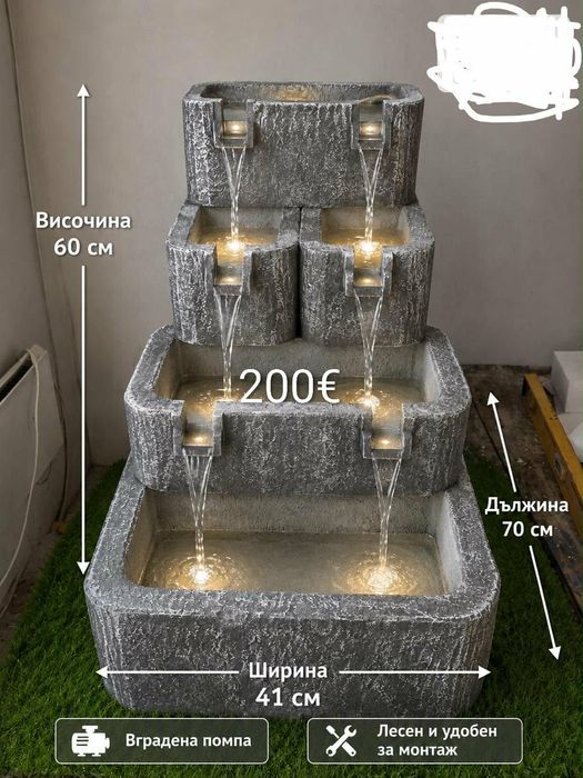 Декоративни водопади