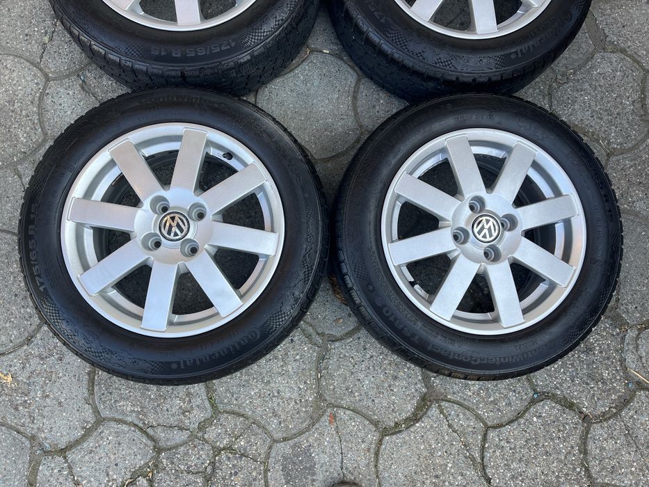 Jante 4x100mm, anvelope 175/65 R15, VW UP, Seat, Opel, Skoda Kia