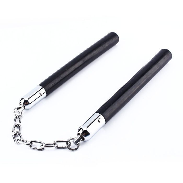 Set Nunceag, 31 cm si briceag fluture, 22 cm, negru