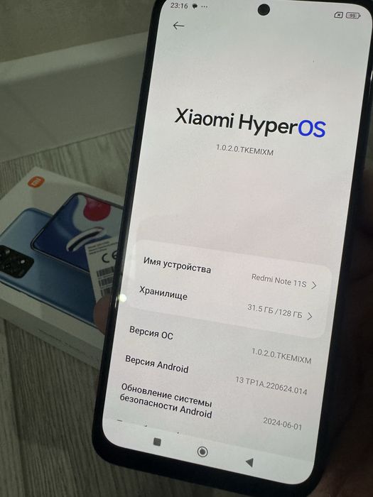 Redmi Note 11s. 128гб.