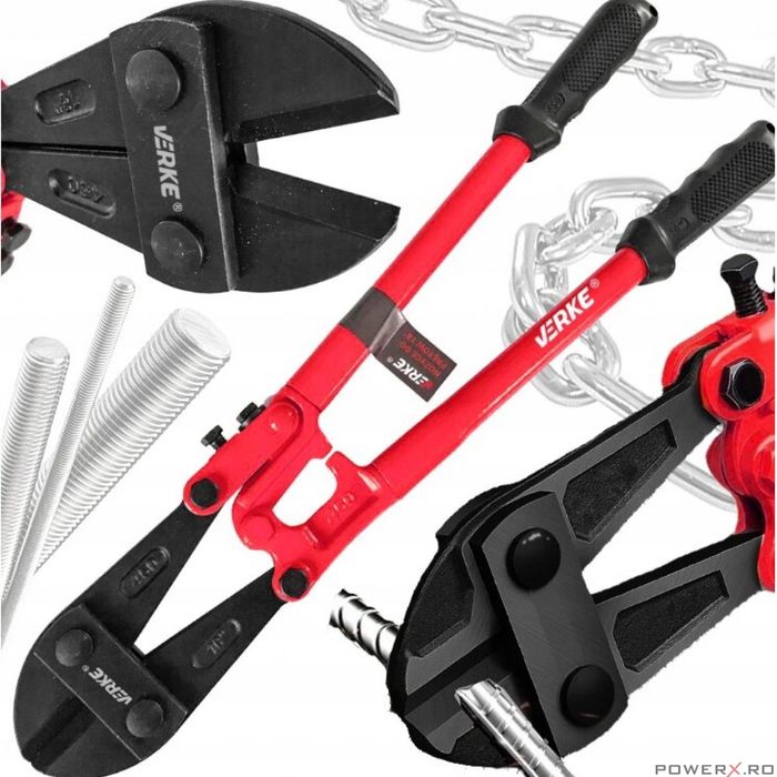 Foarfeca pentru taiat fier beton, 18",450 mm, manere ergonomice, Verke