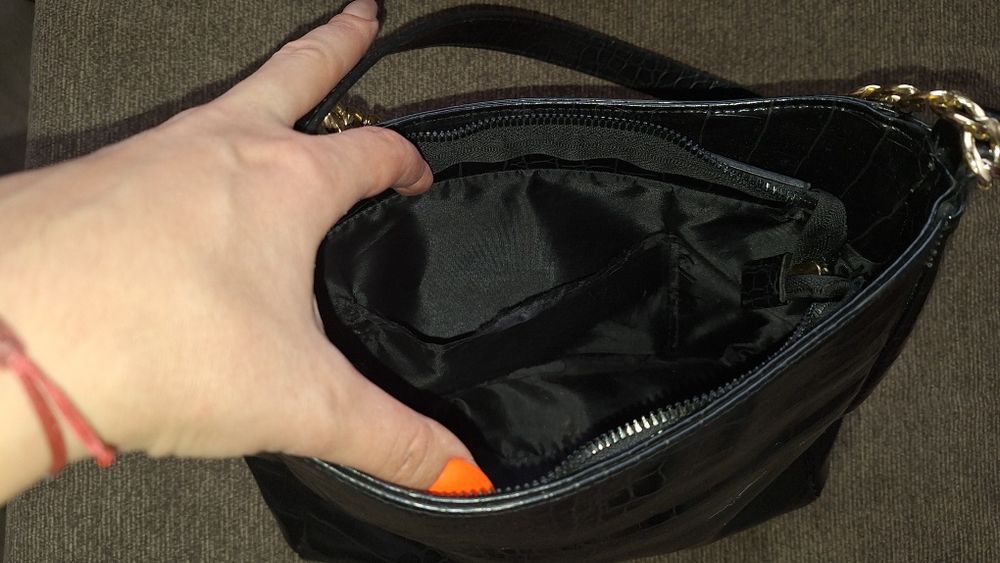 LC Waikiki дамска черна чанта за повод