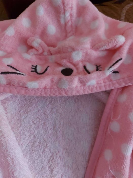 Халатче за баня за 2-4г