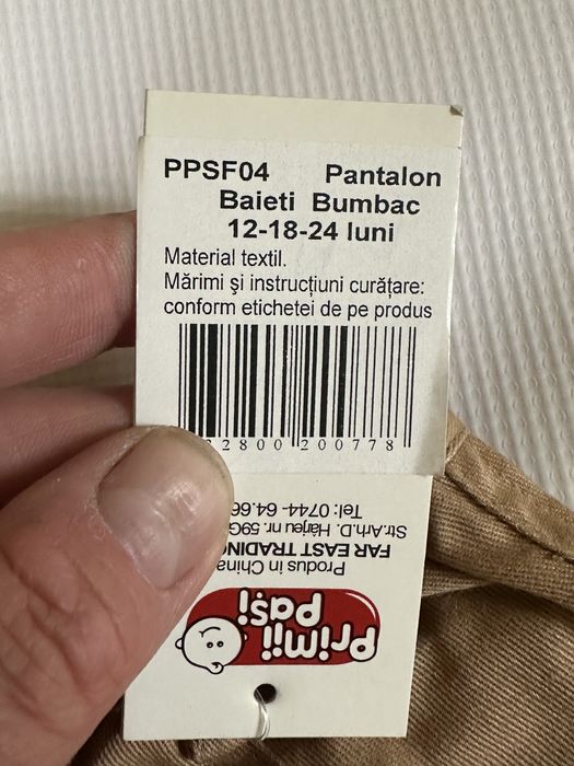 Pantaloni copii 12-18-24Luni si 7ani