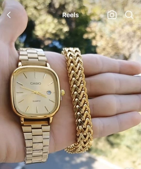 Magnetli braslet va casio soati