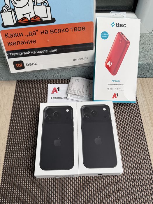 НОВ! 24М ГАР*ЛИЗИНГ* iPhone 18 Pro 256Gb Black НЕРАЗПЕЧАТАН