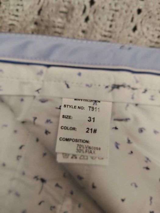 Мужские брюки  TURSSLARDI лён