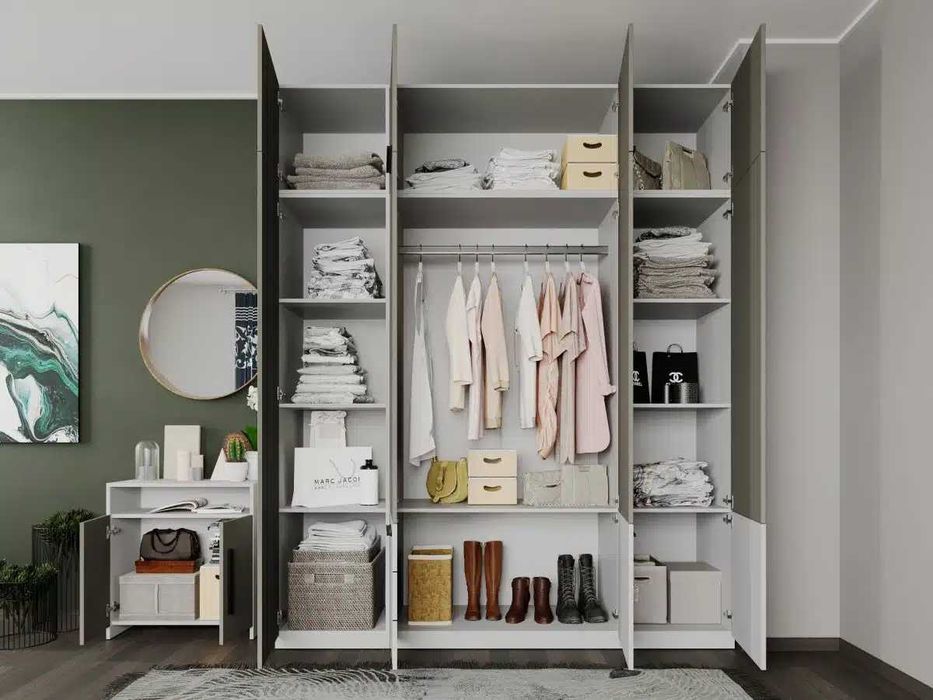 Set Mobila Dormitor Casmir / Alb Soares C24